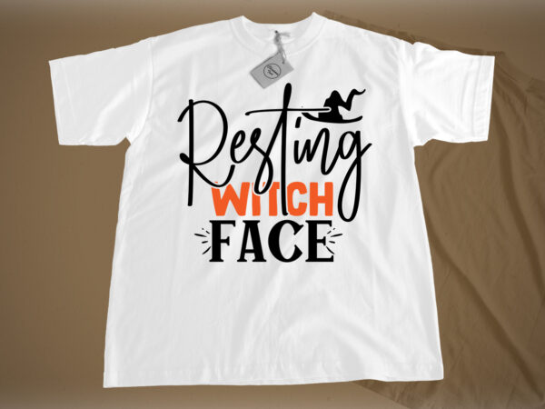 Resting witch face svg t shirt design online