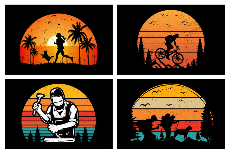 Sunset Retro Vintage T-Shirt Design Graphic Vector Background Bundle,Retro Vintage Sunset Background.Retro Sunset Background,Vintage Retro Background,Vintage Sunset Background,Retro Colorful Background,Vintage Colorful Background,T Shirt Vector Elements,Vintage Circle Sunset,retro Circle Sunset,Sunset Graphic