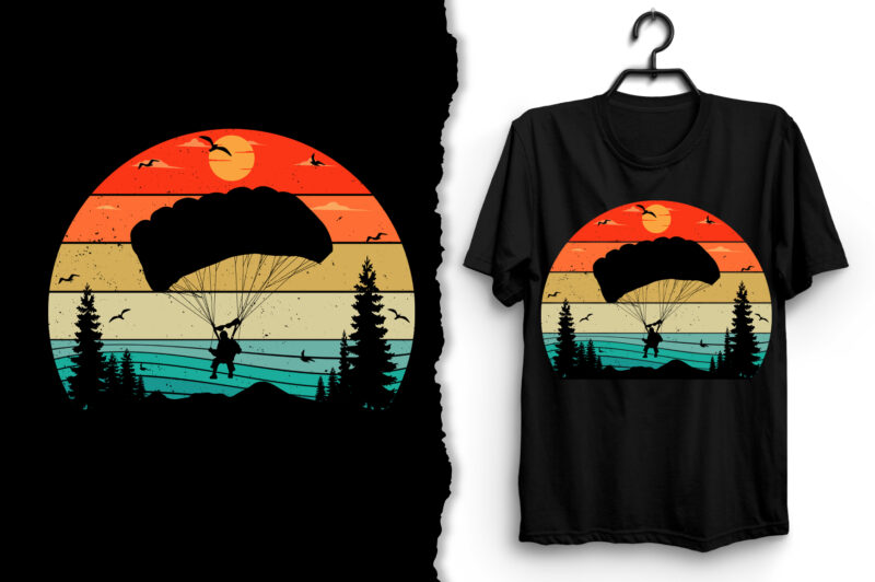 Retro Vintage Sunset T-Shirt Design Graphic Vector Bundle