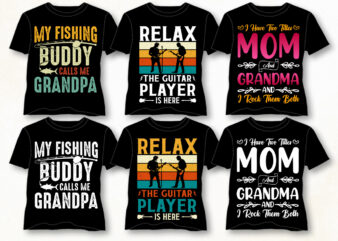 Retro Vintage T-Shirt Design Bundle