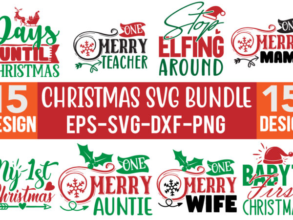 Christmas svg design bundle