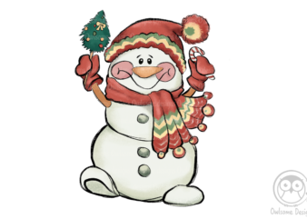 Snowman Christmas Sublimation
