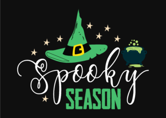 Spooky Season T-Shirt Design ,Spooky Season SVG Cut File , Halloween SVG , Halloween SVG Bundle , Halloween SVG Design , Halloween SVG Bundle , Halloween SVG Design Bundle ,