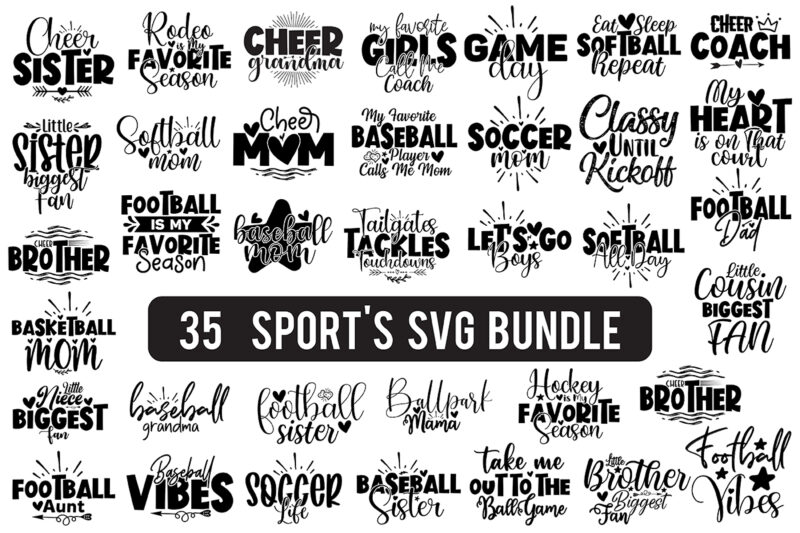 Sports SVG Bundle