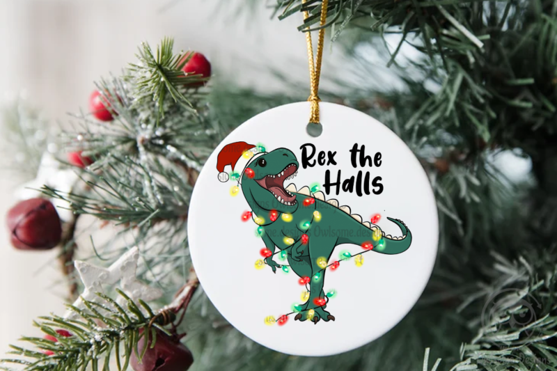 Rex the halls Sublimation Design