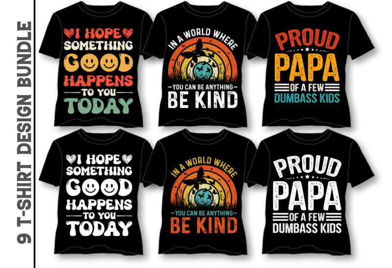 T-Shirt Design Bundle-Trendy Pod Best T-Shirt Design Bundle