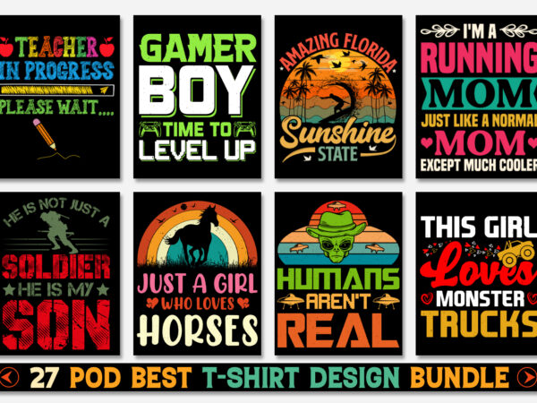 T-shirt design bundle