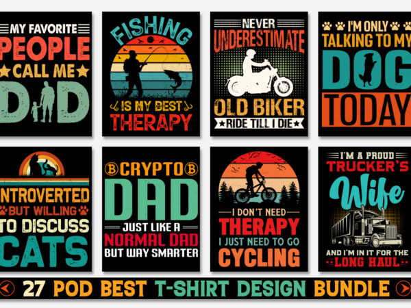 T-shirt design bundle