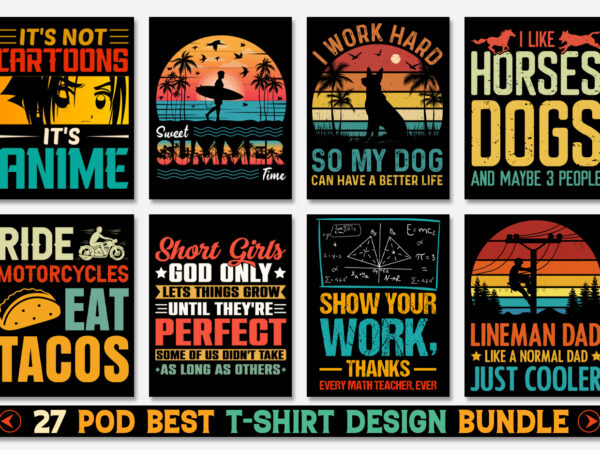 T-shirt design bundle