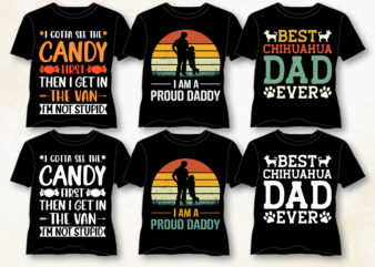 T-Shirt Design Bundle-Dad Papa T-Shirt Design Bundle