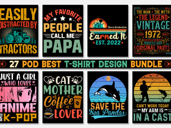 T-shirt design bundle