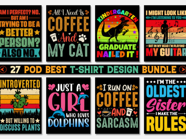 T-shirt design bundle