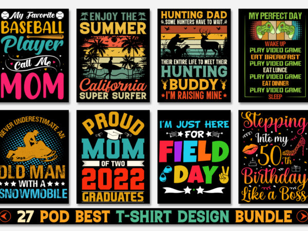 T-shirt design bundle