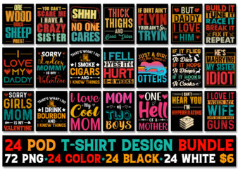 T-Shirt Design Bundle-Trendy Pod Best T-Shirt Design Bundle