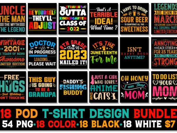 T-shirt design bundle