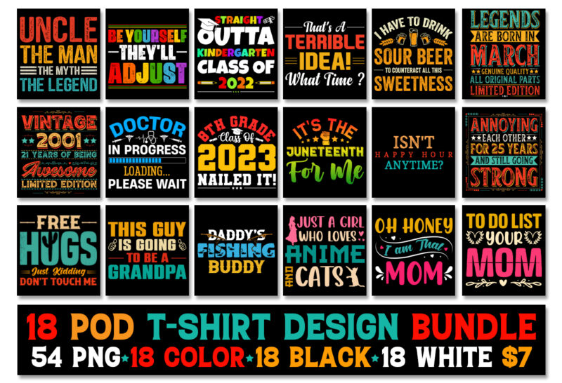 T-Shirt Design Bundle