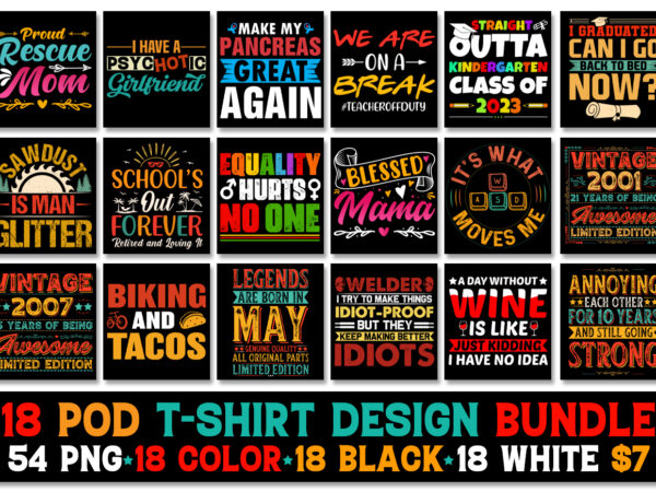 T-shirt design bundle