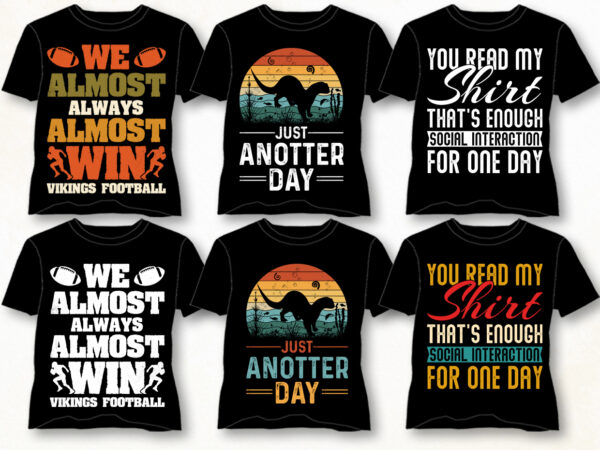 T-shirt design bundle-trendy t-shirt design