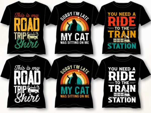 T-shirt design bundle-trendy t-shirt design