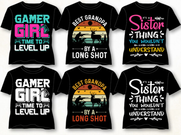 T-shirt design bundle for pod T-shirt design bundle for pod