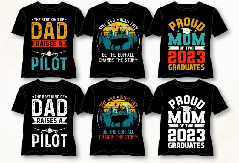 T-Shirt Design Bundle for POD