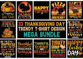 Thanksgiving Day T-Shirt Design Bundle-Thanksgiving Day T-Shirt Design
