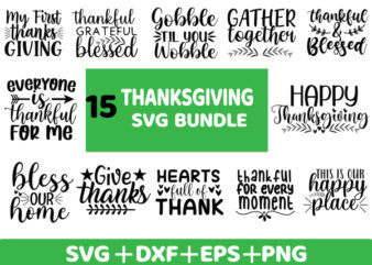 Thanksgiving SVG Bundle t shirt