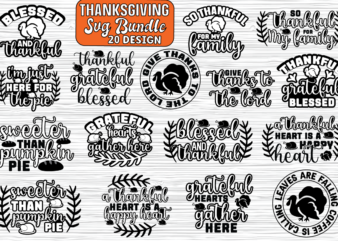 Thanksgiving SVG Bundle