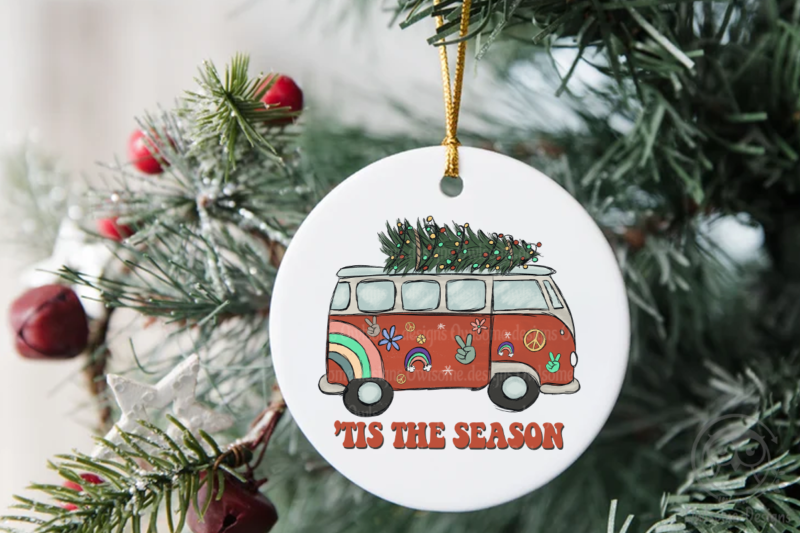 Tis the Season HIppie Christmas Sublimation