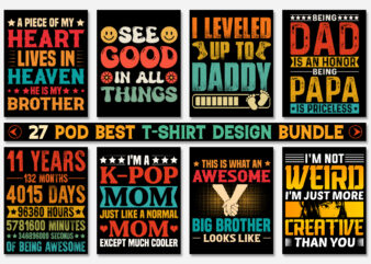 Trendy Pod Best T-Shirt Design Bundle
