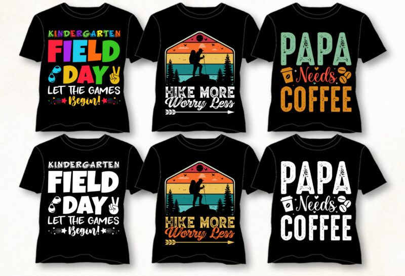 Trendy T-Shirt Design Bundle