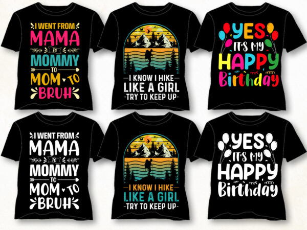 Typography t-shirt design bundle Typography t-shirt design bundle