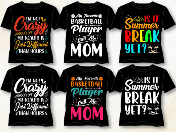 Typography t-shirt design bundle