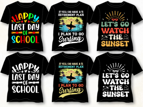 Typography t-shirt design bundle