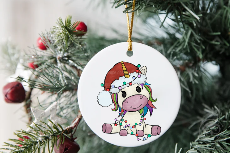 Unicorn Christmas Sublimation