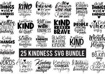 Kindness SVG Bundle t shirt vector art