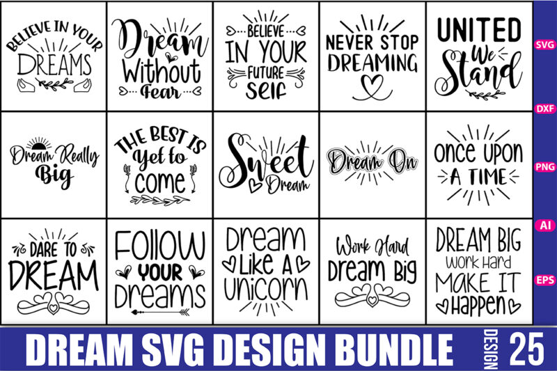 Dreams SVG Bundle