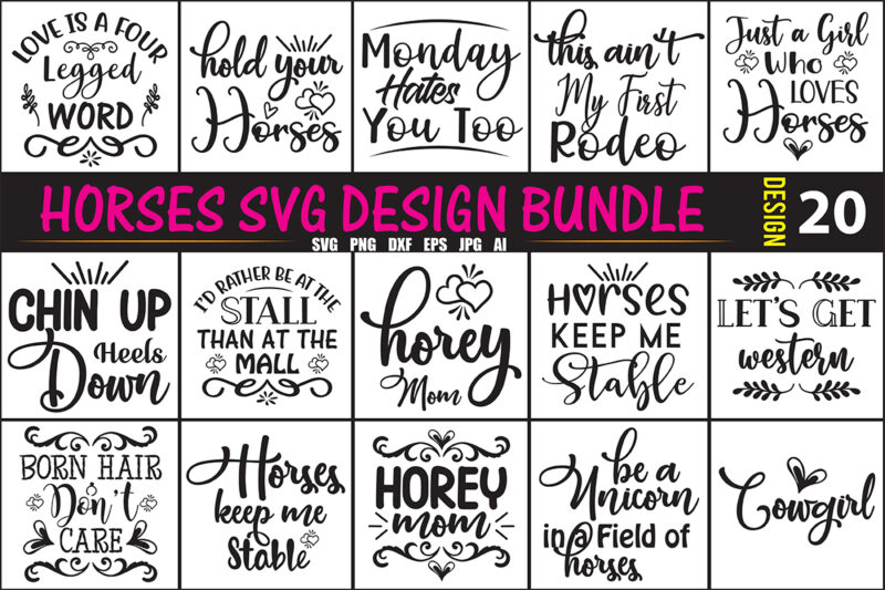 Horse SVG Bundle