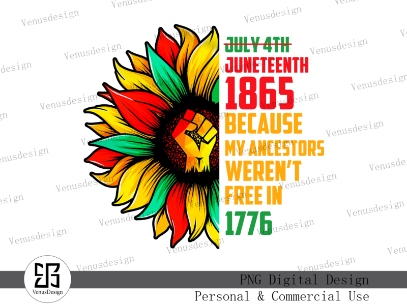 Combo Juneteenth Sublimation Design