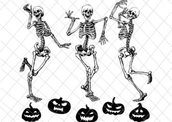 Skeleton Halloween Dancing Svg, Skeleton Halloween Svg, Pumpkin Skeleton Halloween Svg, Pumpkin Halloween Svg, Skeleton Svg