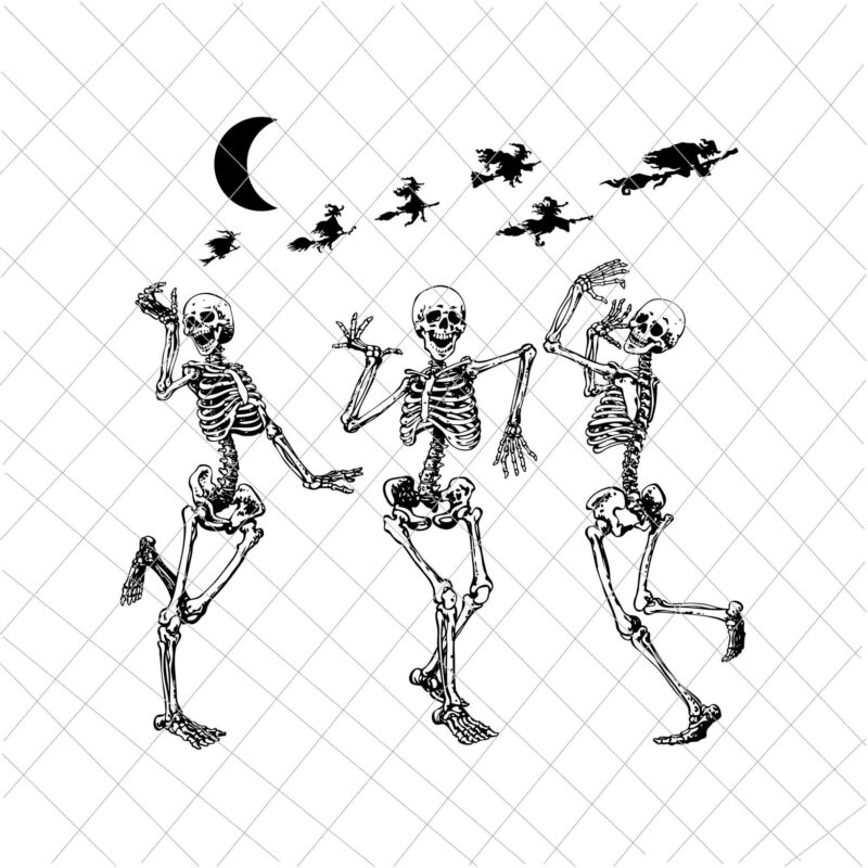 Skeleton Halloween Dancing Svg, Skeleton Halloween Svg, Pumpkin Skeleton Halloween Svg, Pumpkin Halloween Svg, Skeleton Svg