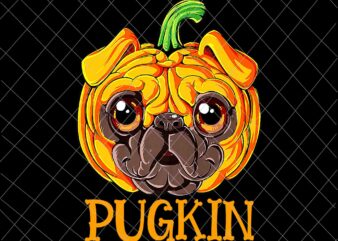 Funny Pugkin Pug Halloween Png, Pug Thanksgiving Png, Pug Pumpkin Cute Png, Pugkin Halloween Png, Pugkin Thanksful Png
