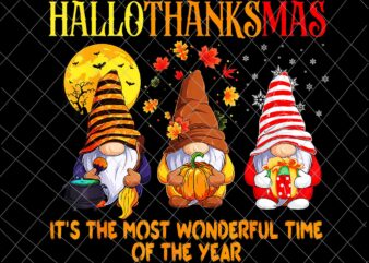 Happy Hallothanksmas Png, Cute Gnomes Fall Halloween Png, Gnomes Hallothanksmas Png, Gnomes Autumn Fall Y’all Png