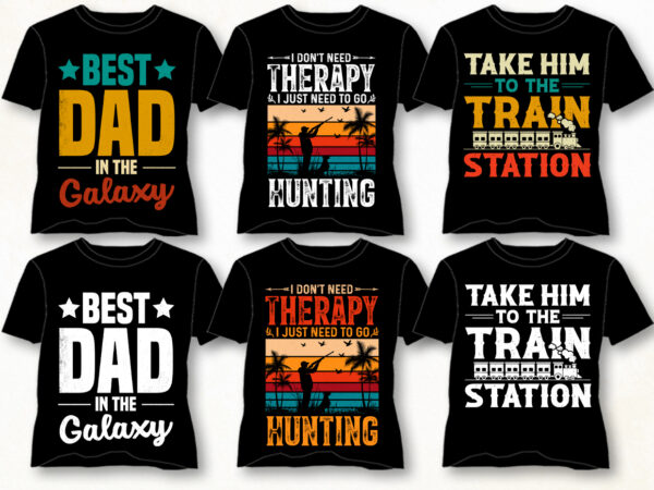 Vintage t-shirt design bundle