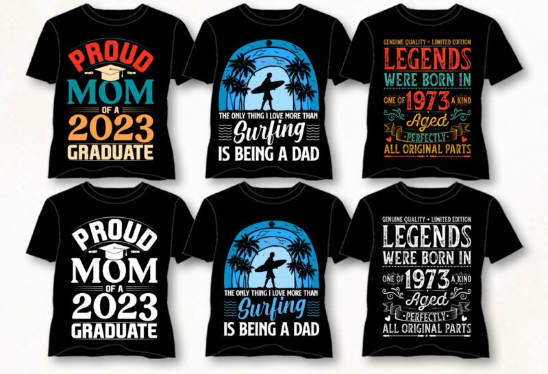 Vintage T-Shirt Design Bundle