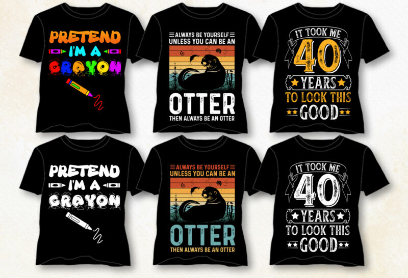 T-Shirt Design Bundle-Trendy Pod Best T-Shirt Design Bundle