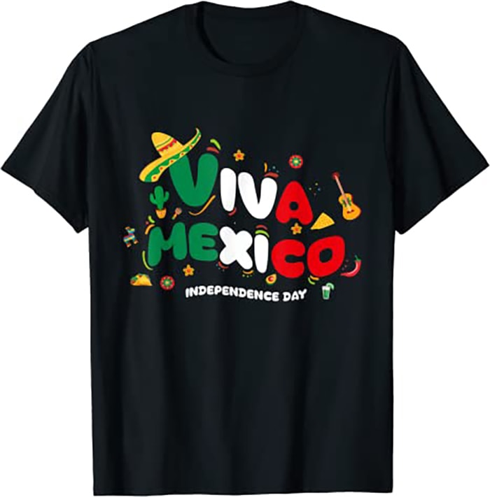 Viva Mexico Mexican independence day - I Love Mexico CL - Buy t-shirt ...