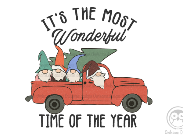 Wonderful time of the year christmas t shirt design for sale
