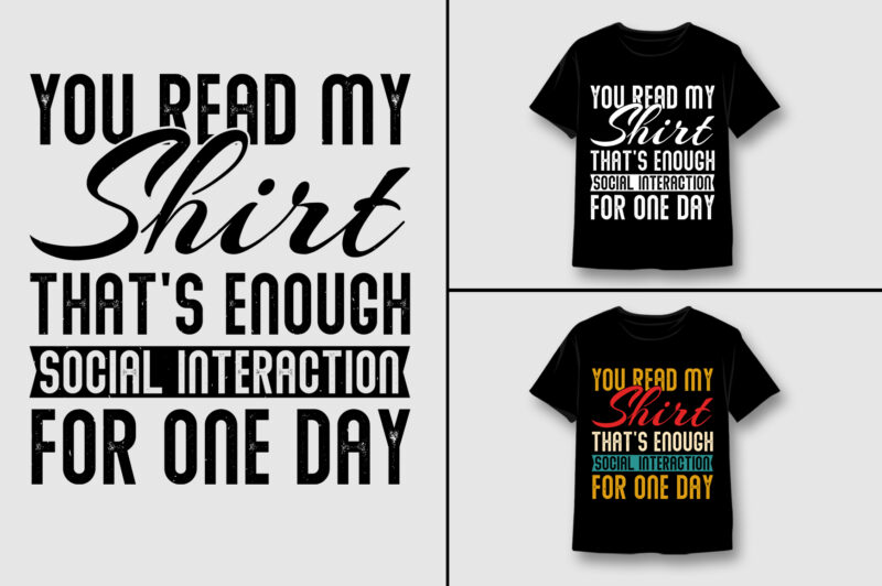 T-Shirt Design Bundle-Trendy T-Shirt Design