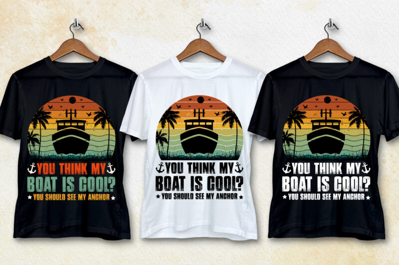 Vintage Sunset T-Shirt Design Bundle